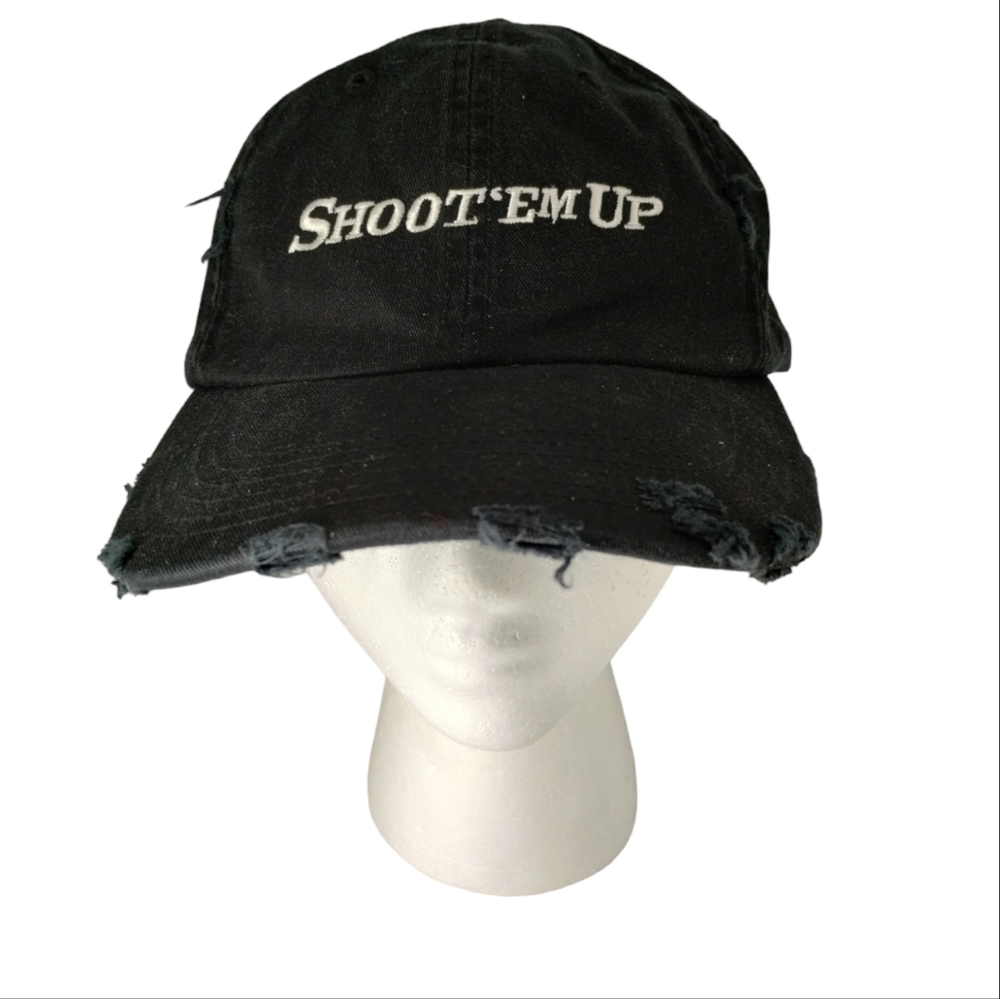 Shoot'em Up Movie Ball Baseball Cap  District Threads Hat Adjustable  Distressed